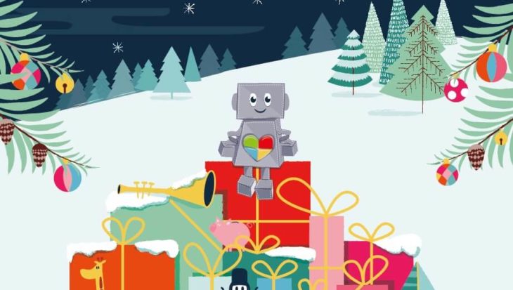 Affiche spectacle de Noël sur le thème des émotions pour crèches et écoles maternelles