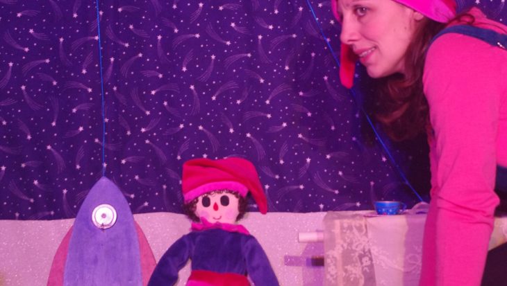 Photo spectacle poétique et festif jeune public "Un lutin dans la lune"