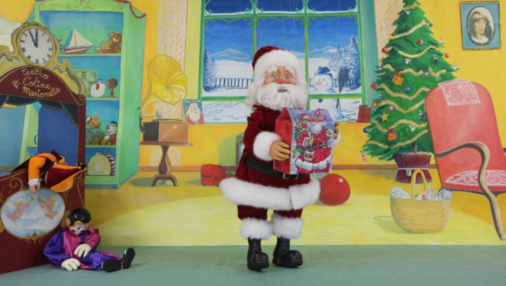 photo spectacle de Noël avec marionnettes
