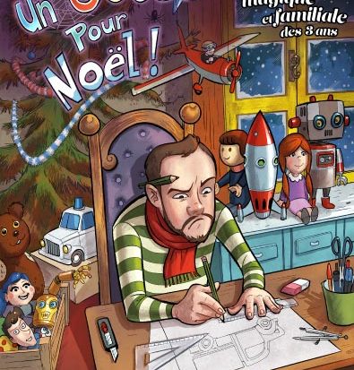 Affiche spectacle Un jouet pour Noël, spectacle de Noël pour enfants dès 3 ans