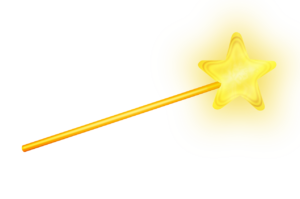 png, magic wand, wand gold