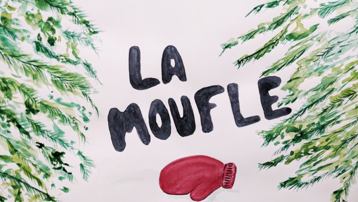 Affiche spectacle du conte La Moufle