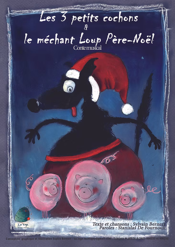 Les 3 petits cochons et le méchant loup Père Noël