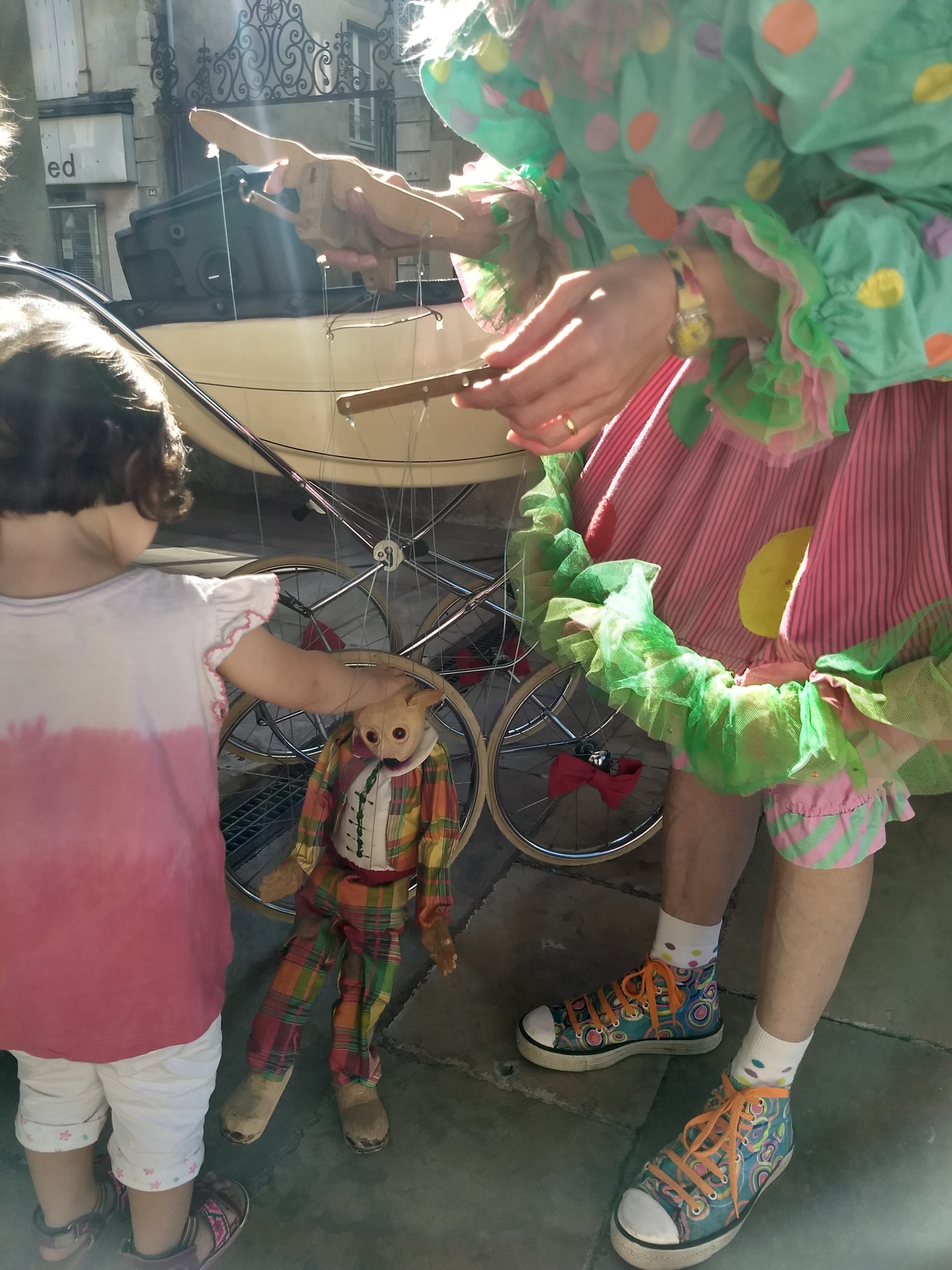 Chamallow et Souricette en déambulation